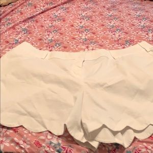 Lane Bryant white shorts
